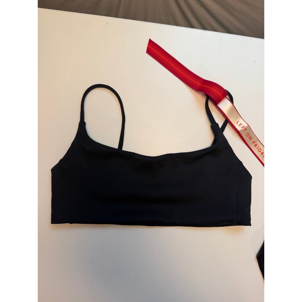 NWT Left On Friday Pool Days Set Bikini Top High Rise Bottom Black Size S Beach - Picture 6 of 8